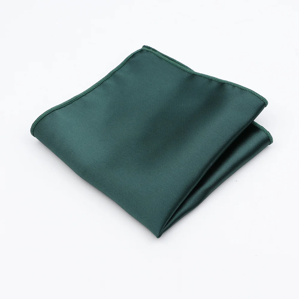 serviette satin verte