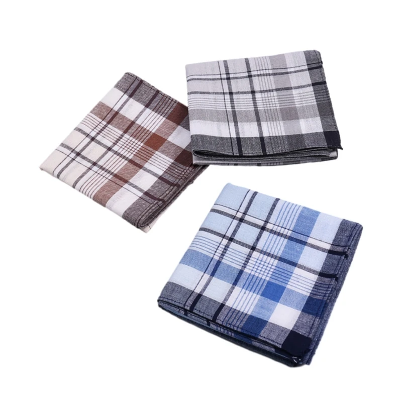 mouchoirs couleur plaid élégante