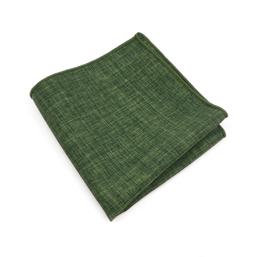 serviette verte en lin