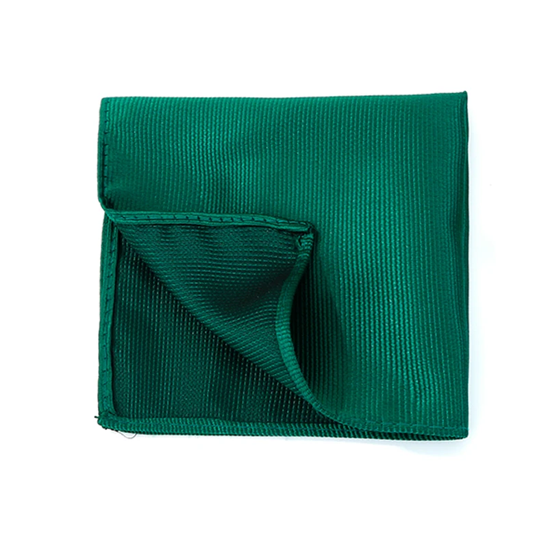 serviette verte soie élégante